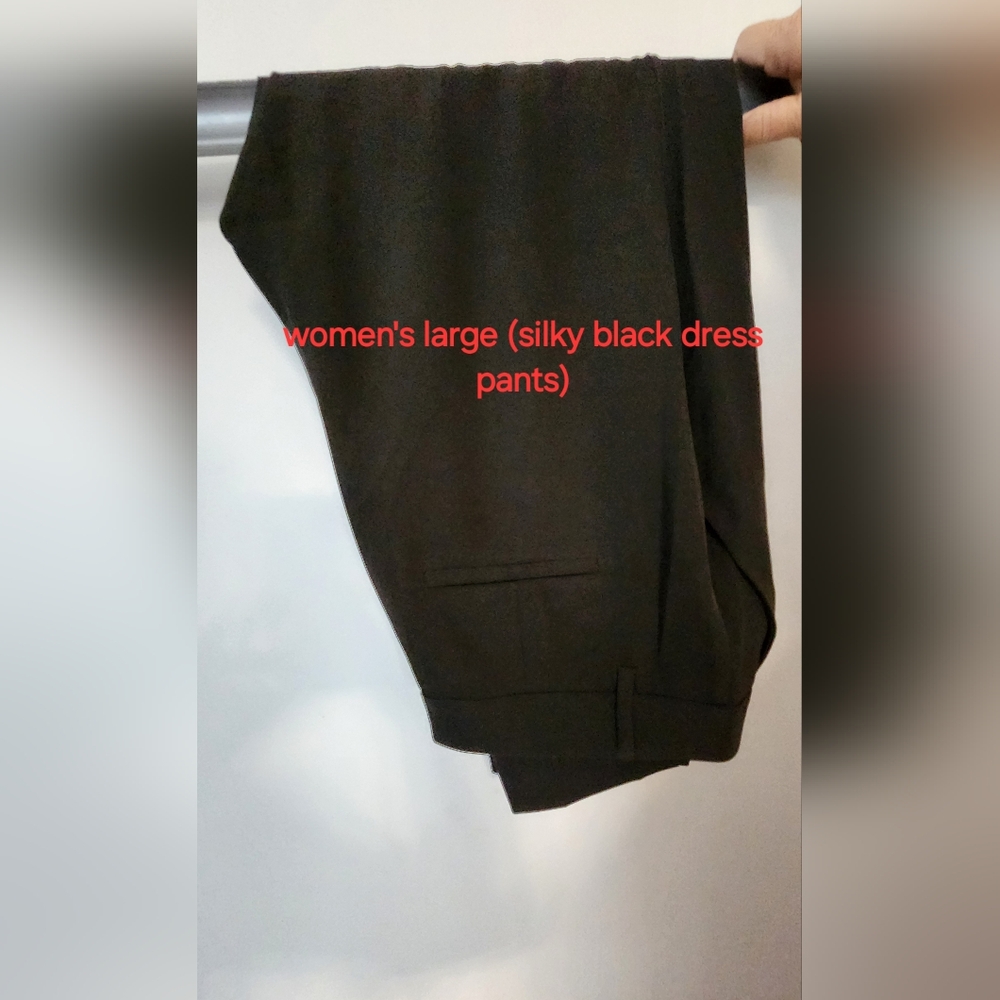 2 PAIR of women's dress pants! Emerald green and black!